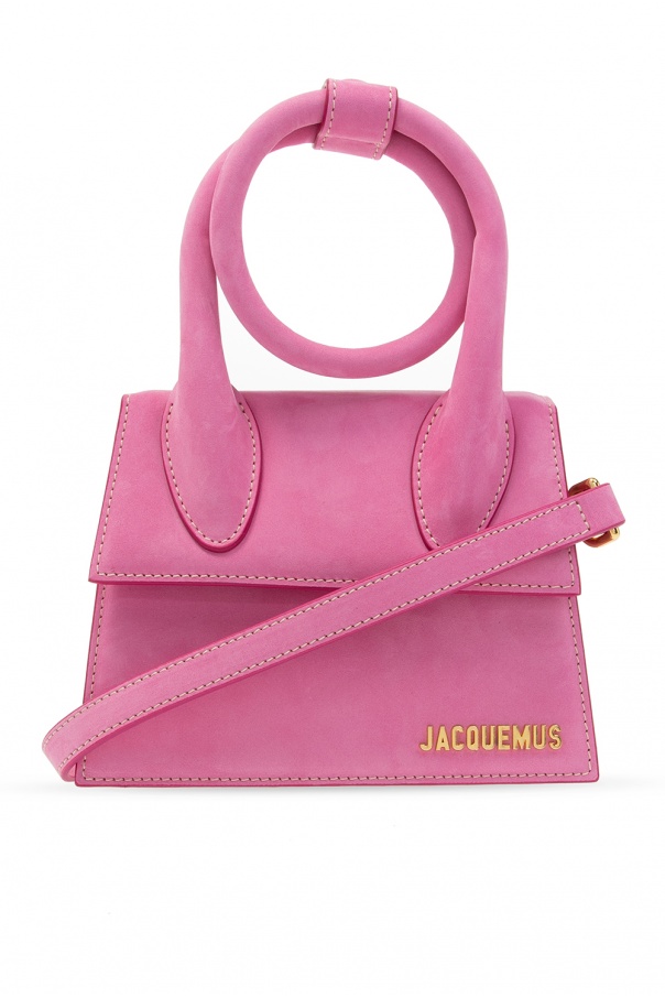 jacquemus pink le chiquito noeud bag